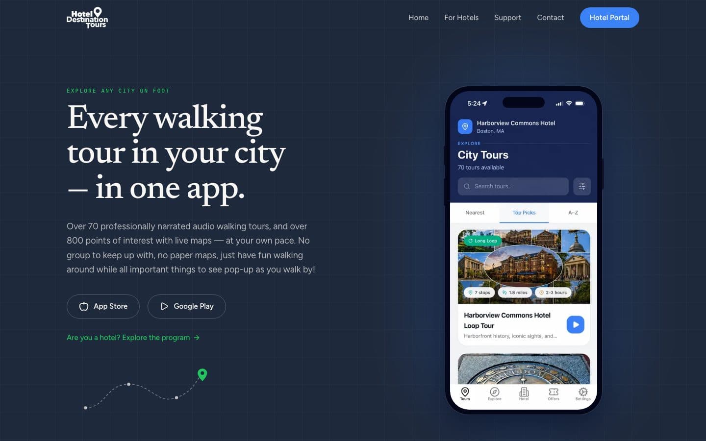 The Hotel Destination Tours home page